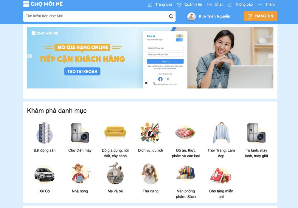 Bộ mã nguồn website đăng tin rao vặt mua bán