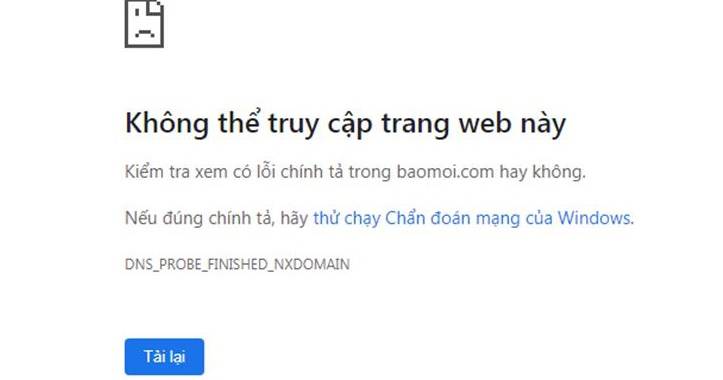 Chia sẻ các cách sửa lỗi "không thể truy cập trang web này" hiệu quả nhất