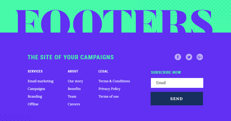 Footer website là gì? lưu ý quan trọng khi thiết kế footer website