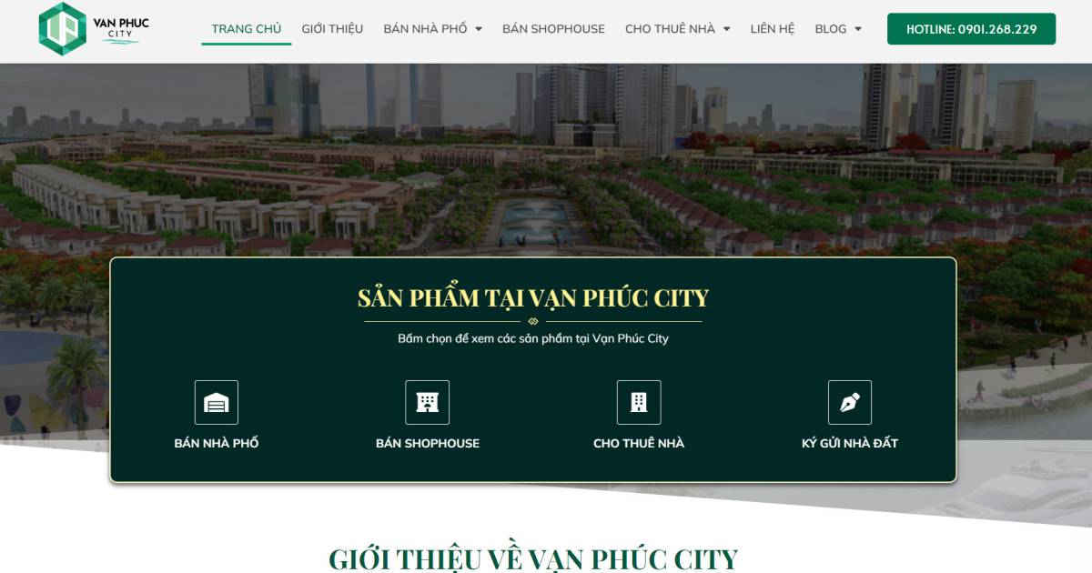 Thiết kế website tin tức bất động sản